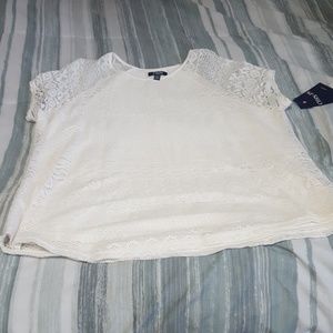 Chaps 2x lace shirt nwt